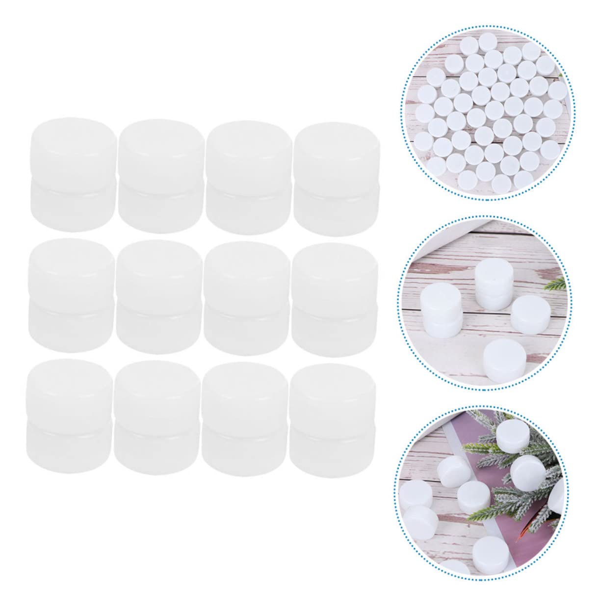 50Pcs Plastic Rattle Noise Maker Boxes for Toys DIY