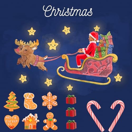 Miunana 12 Inch Boy Christmas Doll Outfit 17 PCS