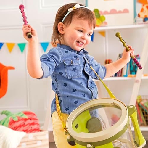 B toys Musical Instruments For Kids Portable Drum Set