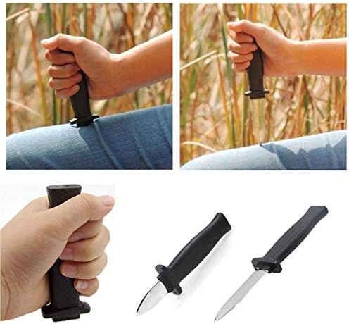 GUDVES Retractable Plastic Knife Prop 3 PCS Set