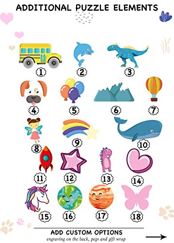Pabawa Wooden Toddler Puzzle with Name