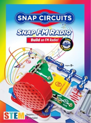 Snap Circuits STEM Toy FM Radio Kit for Kids 8
