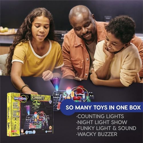 Snap Circuits Light Kit 175 STEM Projects Educational Toy for Kids 8