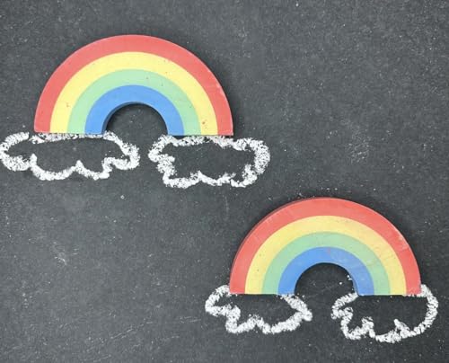 TwEE Wee Double Rainbow Sidewalk Chalk Set