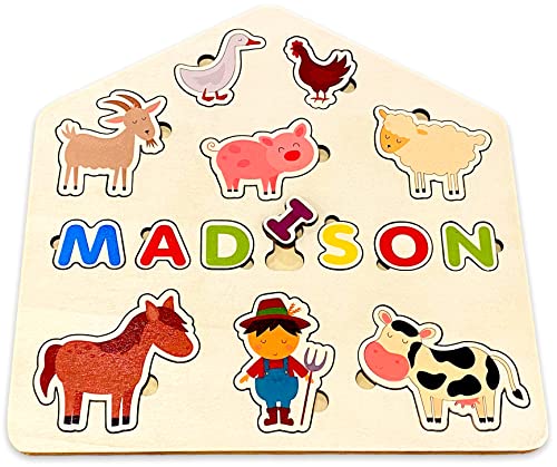 BeGenuine Wooden Name Puzzle for Kids