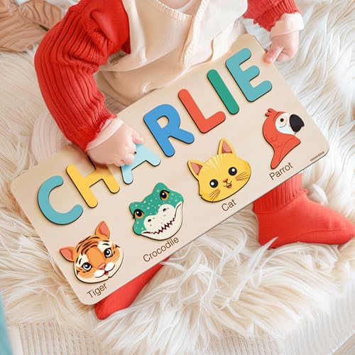 Nevandora Baby Personalized Name Puzzle Toy