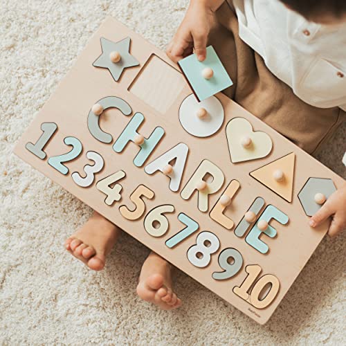 Personalized Name Puzzle With Numbers and Shapes 1