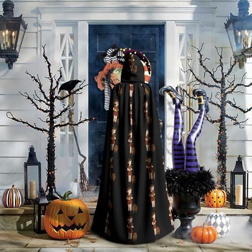 MJHKXLJ Capybara Hooded Cloak for Halloween Costume