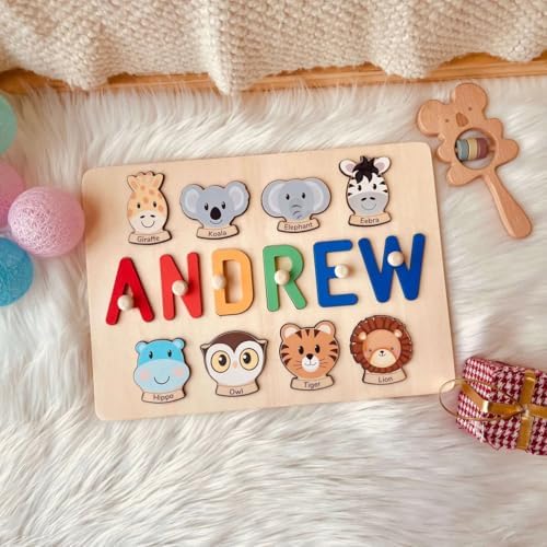 Custom Name Puzzle for Toddlers 1-3