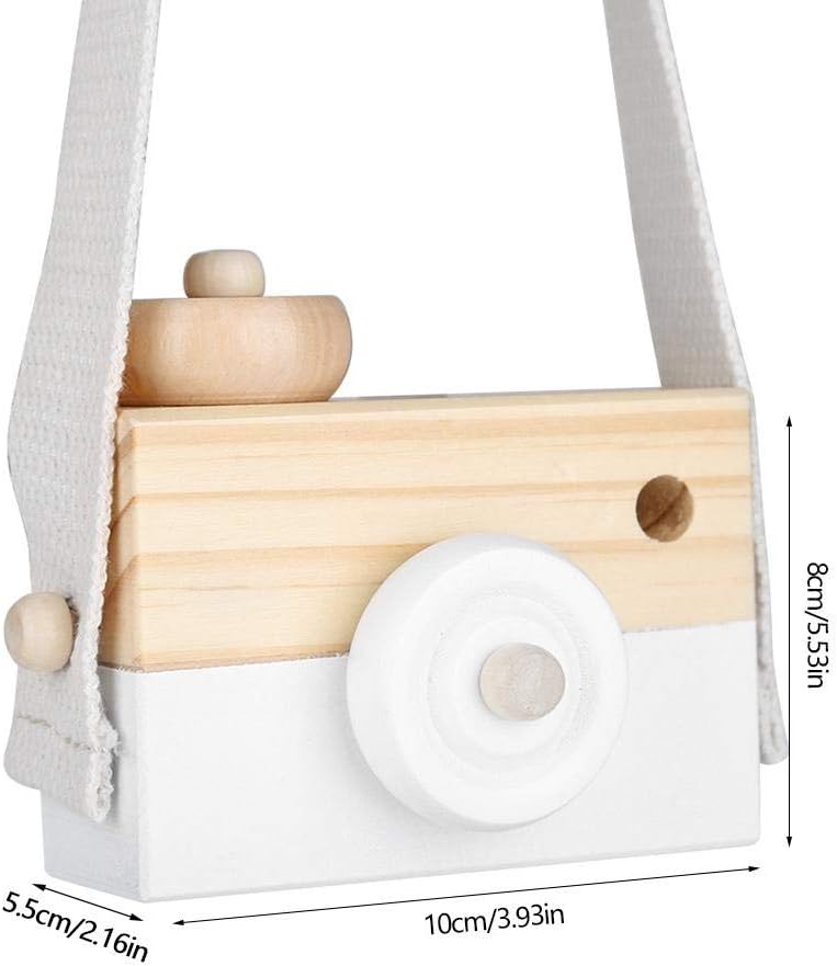 Mini Wooden Camera Toy for Kids Baby Learning