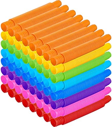 Civaner 100 Piece Fidget Tube Sensory Toy Pack