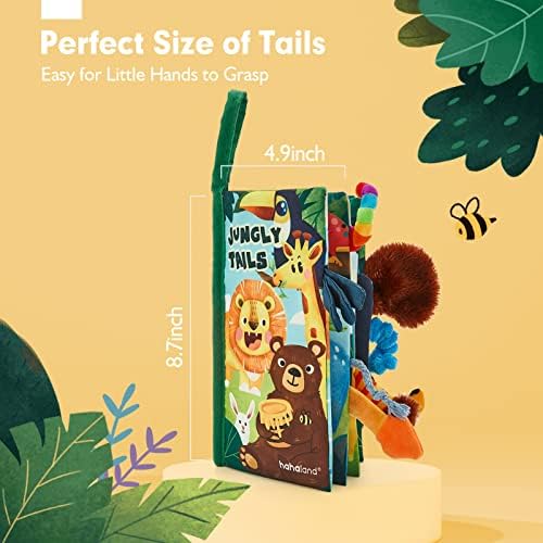 hahaland Baby Books 0-12 Months Touch Feel Learning Toy