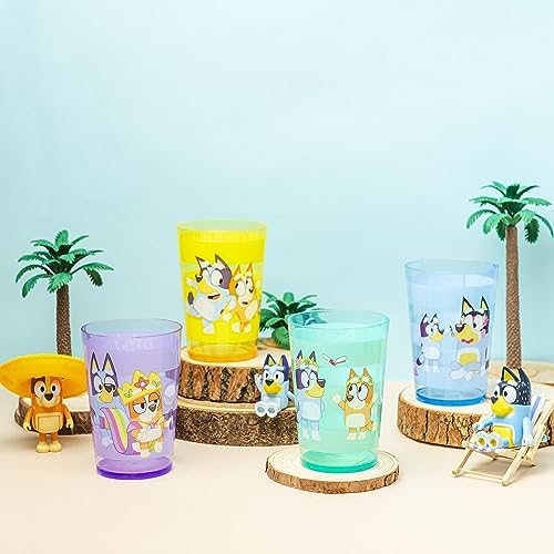 Zak Designs Bluey Nesting Tumbler Set 4-Pack