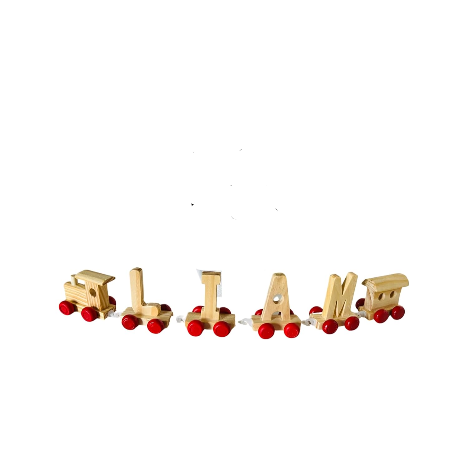 Wooden Letter Train with Personalized Name - Baby Room Decor