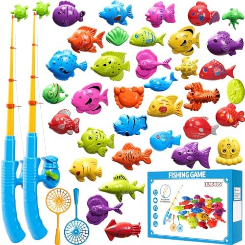 Magnetic Fishing Game for Kids 3-8 Years Old