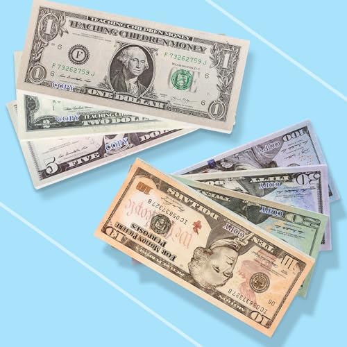 Wadoaf 420 Piece Play Money Set for Board Games and Magic