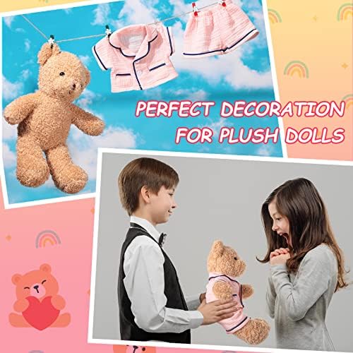 Hungdao Bear Pajamas Clothes for 14 Inches Stuffed Animals