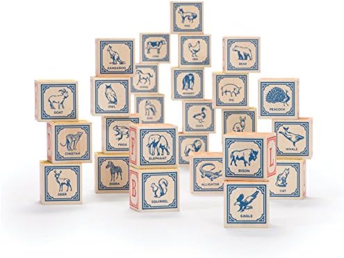 Uncle Goose Classic ABC Blocks - 28pcs USA Made