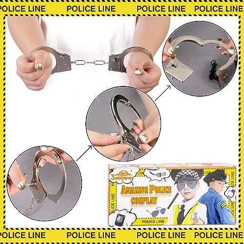 3 Otters Police Pretend Play Toy Set 9PCS