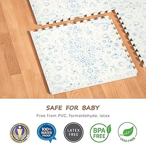 4FT x 6FT Non-Toxic Foam Puzzle Play Mat for Kids