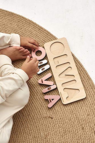 Personalized Baby Name Puzzle With Pegs