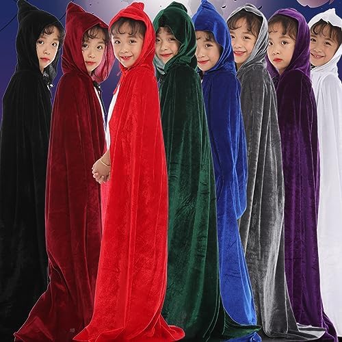 Unisex Halloween Witch Cape Robe Costume for Kids