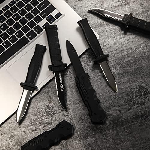 9 Pack Retractable Fake Knife Halloween Props Set