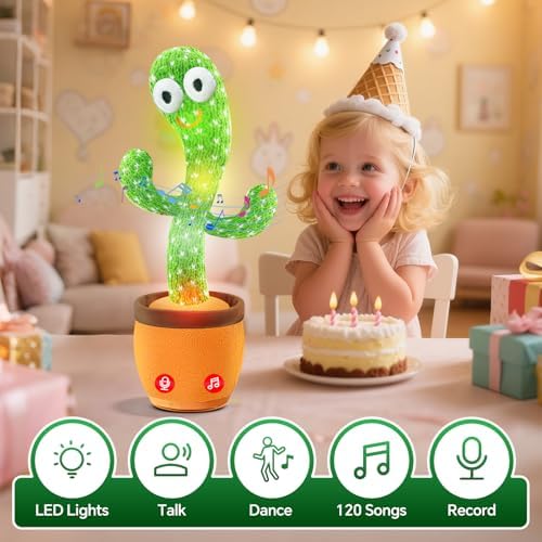 Dancing Talking Cactus Toy for Babies and Toddlers