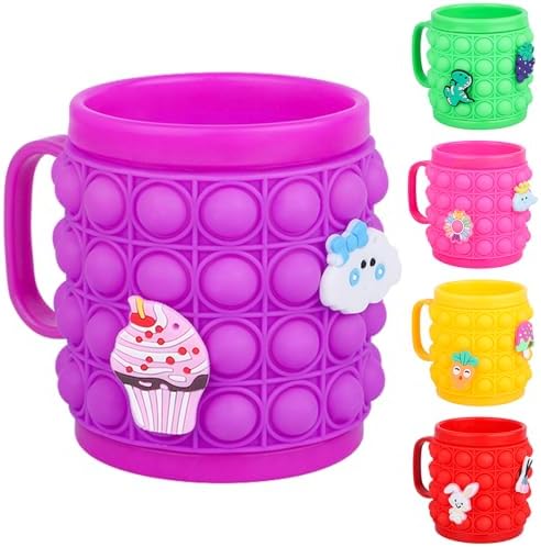 Alomois Cartoon Mugs for Kids - One Piece Purple 1