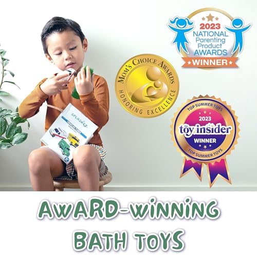 SplashEZ Mold Free Bath Toys for Babies Toddlers