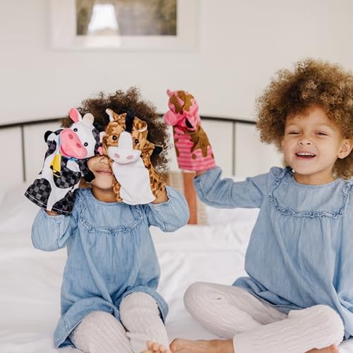 Melissa Doug Farm Friends Hand Puppets Set of 4 1