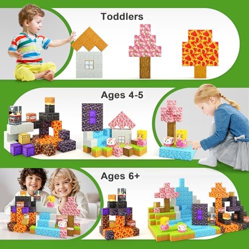 Coodoo Magnetic Blocks - 84PCS Portal World Magic Set