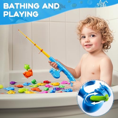 Magnetic Fishing Game for Kids 3-8 Years Old
