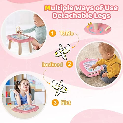 Kikidex Magnetic Drawing Board for Toddlers 1-3 Years Old
