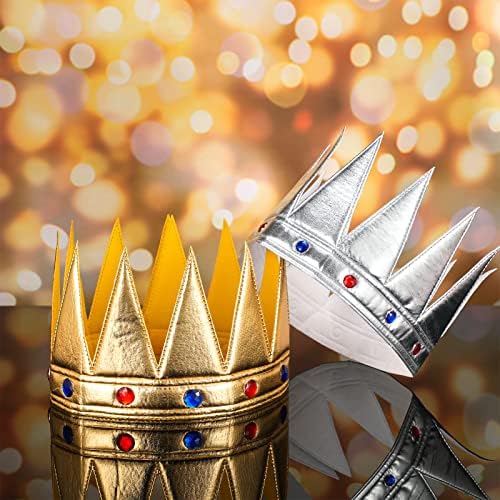 Bencailor King Crown Kids 2 Pcs Adjustable Hat Set
