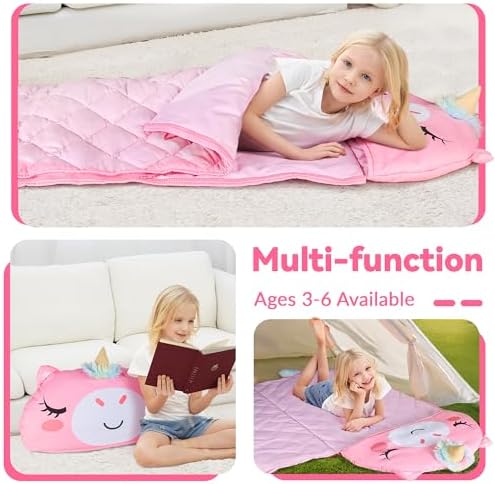 iPlay iLearn Unicorn Slumber Sack for Kids 1