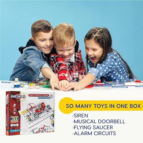 Snap Circuits Jr SC-100 Electronics Kit for Kids 8