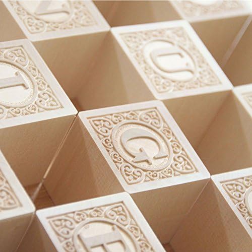 Uncle Goose Uppercase Alphablank Stacking Blocks