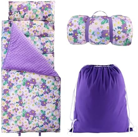 Hi Sprout Toddler Nap Mat with Pillow and Blanket 1