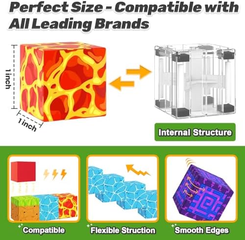 Coodoo Magnetic Blocks - 84PCS Portal World Magic Set