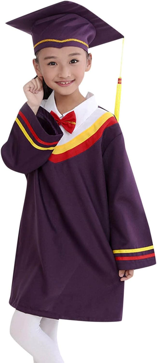 Kids 2025 Kindergarten Graduation Cap and Gown Set 1