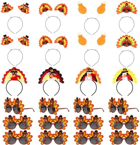 XunYee Thanksgiving Turkey Cosplay Set 24 Pcs