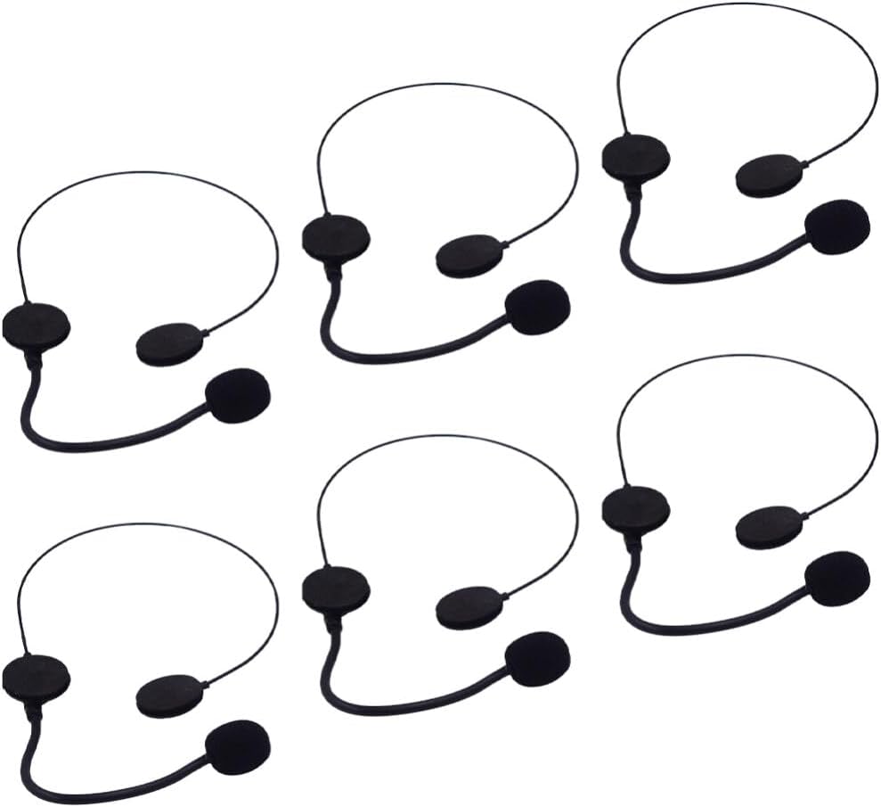 Ciieeo 6pcs Microphone Headset for Kids Cosplay Party