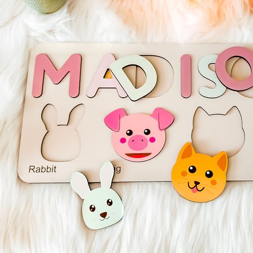 Zuzu Puzzle - Custom Handmade Wooden Name Puzzle for Toddlers