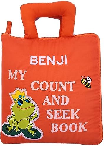 Personalized Count Seek Quiet Book for Toddlers