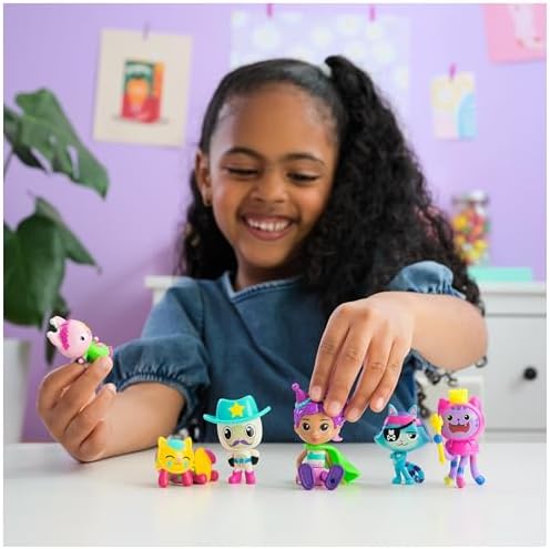 Gabbys Dollhouse Celebration Figures 5-Pack with Surprise Toys