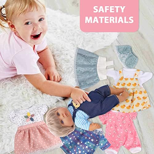 Digabi Girl Doll Clothes 8 PCS for 12 Inch Dolls