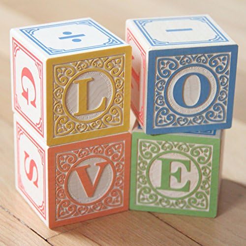 Uncle Goose Classic ABC Blocks - 28pcs USA Made