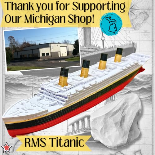 Titanic Bath Boat Toy - 8 Inch Historically Accurate Replica