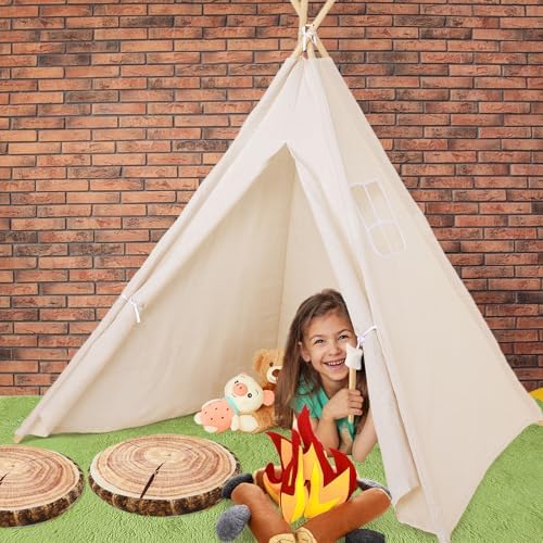 Kigley 27 Pcs Pretend Camping Play Set for Kids